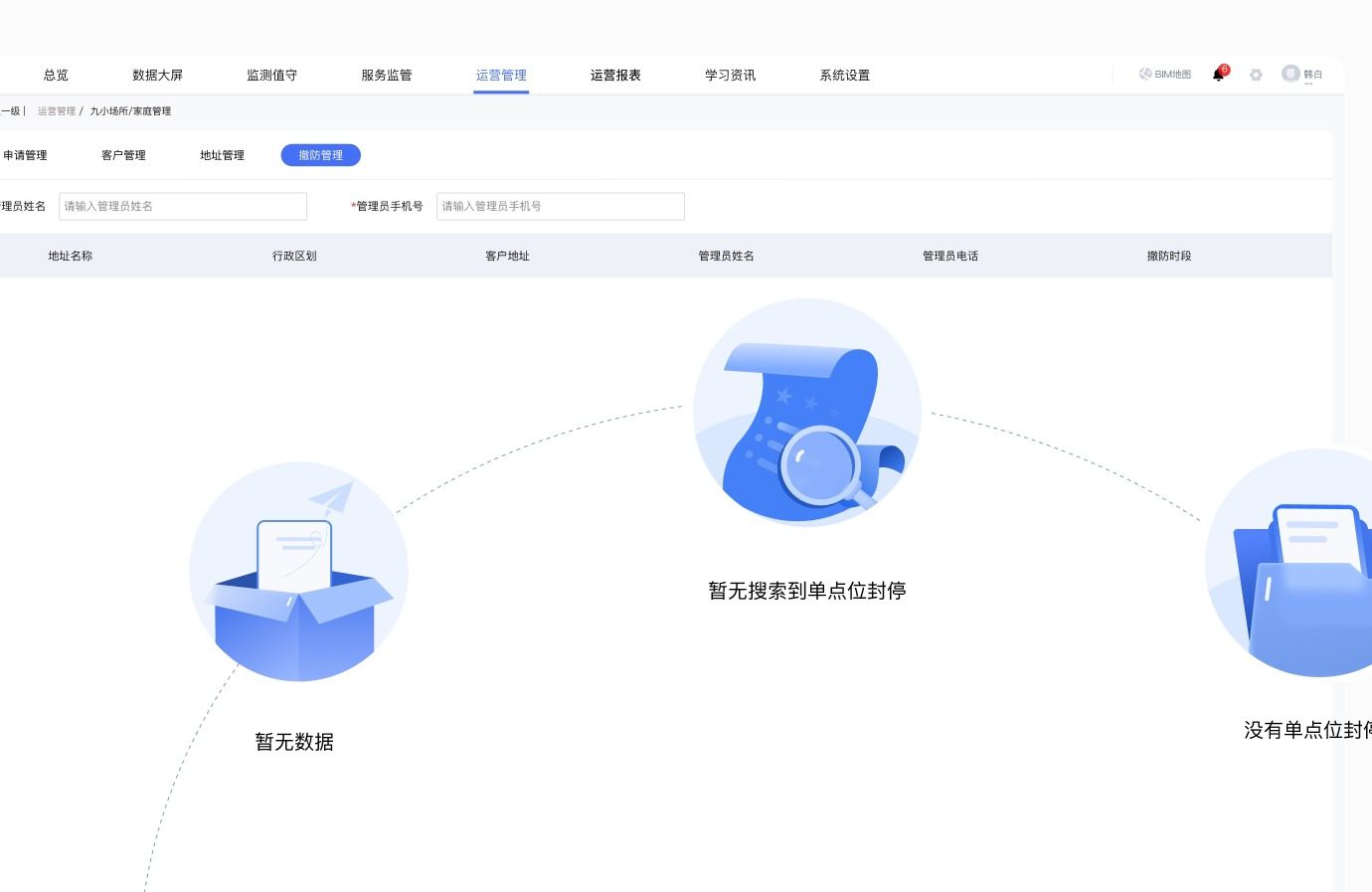 Default illustration design